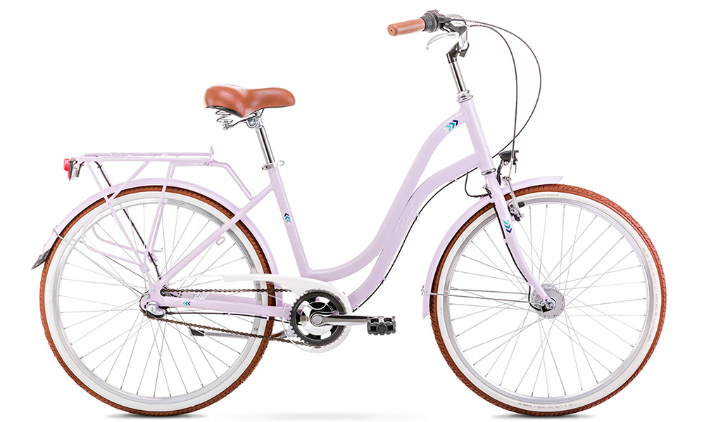 Фотографія Велосипед 26" ROMET Pop Art 26 (2020) 2020 Фіолетовий